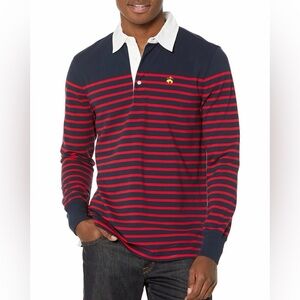 Brooks Brothers Pique Mariner Stripe Original Fit Polo Shirt
